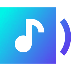 Song Music Album Icon from Sharp Gradient Set