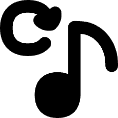 Sync Playlist Icon from Flex Solid Set
