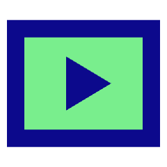 Video Player Solo Icon from Sharp Pop Set