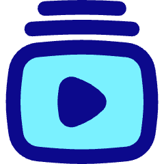 Video Playlist Subscription Icon from Flex Pop Set
