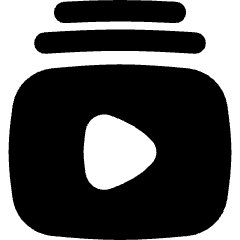 Video Playlist Subscription Icon from Flex Solid Set