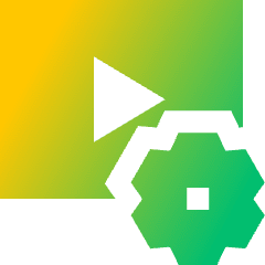 Video Settings Icon from Sharp Gradient Set