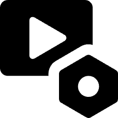Video Settings Nut Icon from Core Solid Set