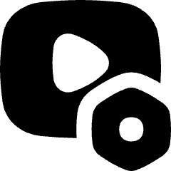 Video Settings Nut Icon from Flex Solid Set