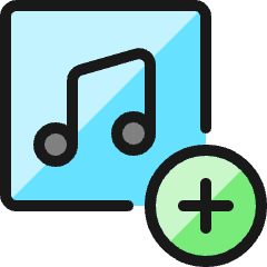 Playlist Add Icon from Ultimate Colors Set