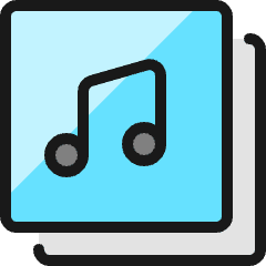Playlist Album Icon from Ultimate Colors Set