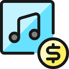 Playlist Buy Icon from Ultimate Colors Set