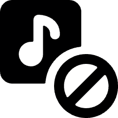 Playlist Disable Icon from Ultimate Bold Set