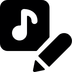 Playlist Edit Icon from Ultimate Bold Set