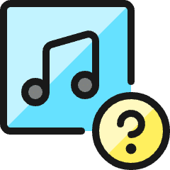 Playlist Question Icon from Ultimate Colors Set