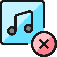 Playlist Remove Icon from Ultimate Colors Set