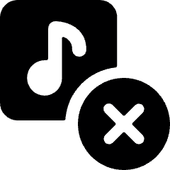 Playlist Remove Icon from Ultimate Bold Set