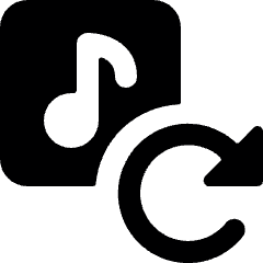 Playlist Sync Icon from Ultimate Bold Set