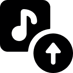 Playlist Upload Icon from Ultimate Bold Set