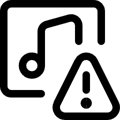 Playlist Warning Icon from Ultimate Regular Set