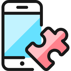 Module Phone Puzzle Icon from Ultimate Colors Set