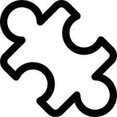 Module Puzzle 2 Icon from Ultimate Regular Set