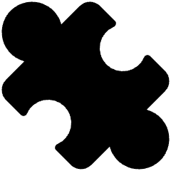 Module Puzzle 2 Icon from Ultimate Bold Set