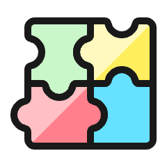 Module Puzzle Icon from Ultimate Colors Set