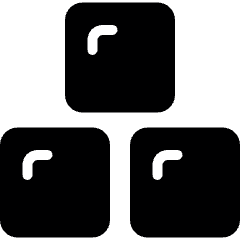 Module Three Icon from Ultimate Bold Set