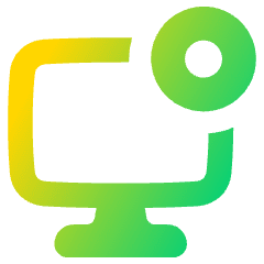 Screen Recorder Icon from Plump Gradient Set