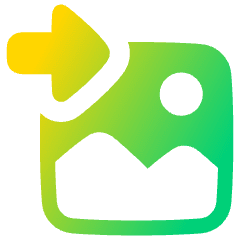 Export To Picture Icon from Plump Gradient Set