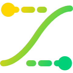 Ease In Out Icon from Plump Gradient Set