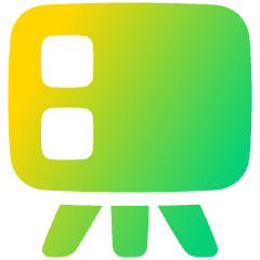Slide Deck Icon from Plump Gradient Set
