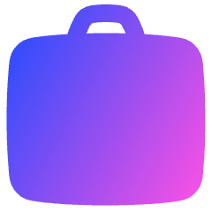 Bag Suitcase 2 Icon from Plump Gradient Set