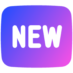 Tag New Square Icon from Plump Gradient Set