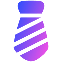 Necktie Icon from Plump Gradient Set