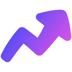 Graph Arrow Increase Icon from Plump Gradient Set