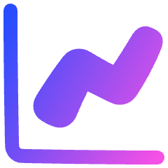 Graph Increase Icon from Plump Gradient Set