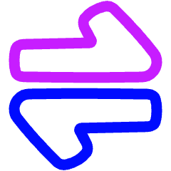 Line Arrow Transfer Horizontal Large 1 Icon from Plump Neon Set