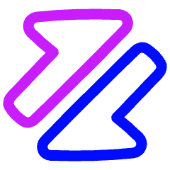 Triangle Arrow Transfer Diagonal Large 1 Icon from Plump Neon Set
