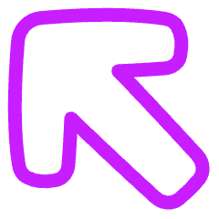 Line Arrow Diagonal Upper Left Large Icon from Plump Neon Set