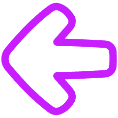 Line Arrow Left Large 1 Icon from Plump Neon Set