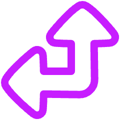 Triangle Arrow Bottom Right Corner Large Icon from Plump Neon Set