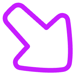 Triangle Arrow Diagonal Bottom Right Large Icon from Plump Neon Set