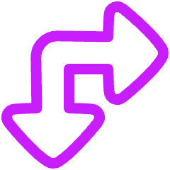 Triangle Arrow Top Left Corner Large Icon from Plump Neon Set