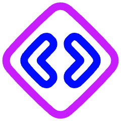 Line Arrow Expand Horizontal Diamond Icon from Plump Neon Set