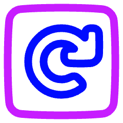 Line Arrow Rotate Right Square Icon from Plump Neon Set