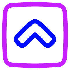 Tailless Line Arrow Up Square Icon from Plump Neon Set