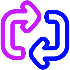 Line Arrow Reload Horizontal 2 Icon from Plump Neon Set