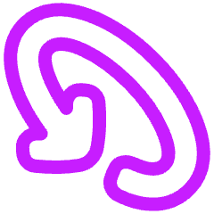 Line Arrow Rotate Diagonal Left 1 Icon from Plump Neon Set