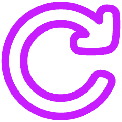 Line Arrow Rotate Right 2 Icon from Plump Neon Set