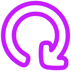 Line Arrow Rotate Right 4 Icon from Plump Neon Set