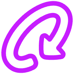 Triangle Arrow Rotate Diagonal Right 2 Icon from Plump Neon Set