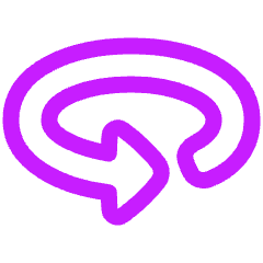 Triangle Arrow Rotate Horizontal Left Icon from Plump Neon Set
