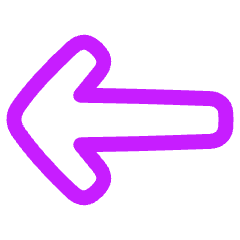 Line Arrow Left 1 Icon from Plump Neon Set